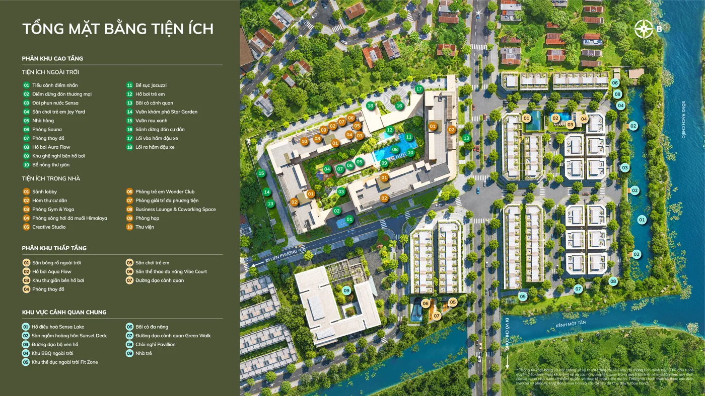 Mặt bằng tổng thể và tiện ích