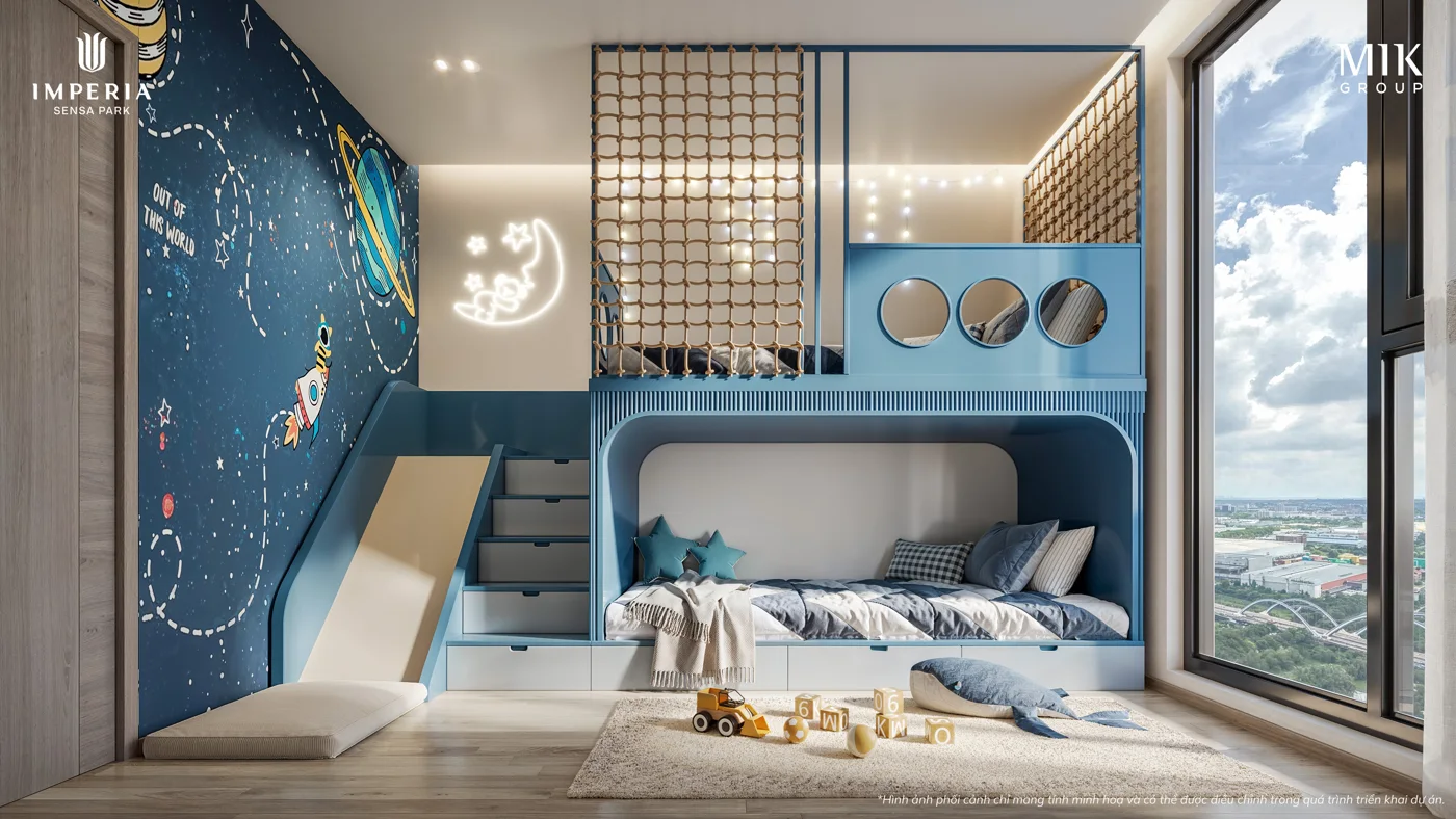 Phòng ngủ trẻ em căn hộ 3 phòng ngủ